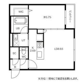ヴィアラ山の手77【4階】の間取り