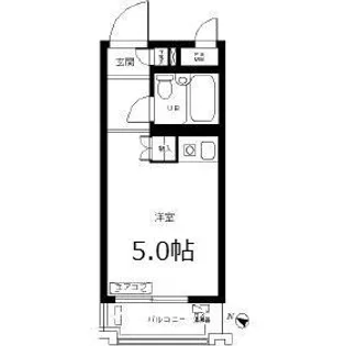 ペガサスマンション白山【4階】の間取り