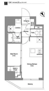 BPRレジデンス田端【11階】の間取り