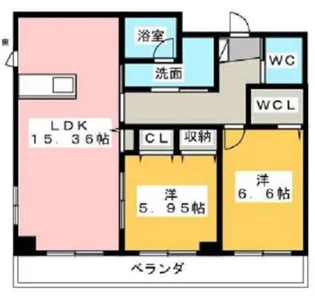 レガーロ掛川【5階】の間取り