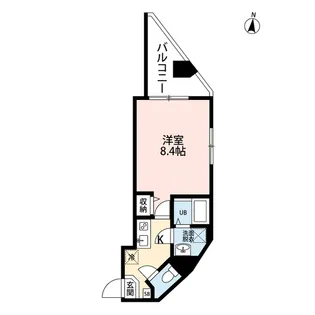 Sky Dokkyo【6階】の間取り