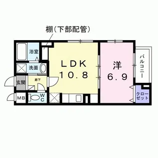 クラルテ目白【3階】の間取り