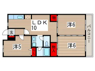 エクセルトーワ【4階】の間取り