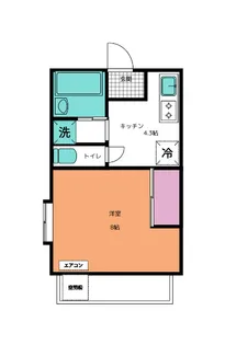 麻田ハイツ【1階】の間取り