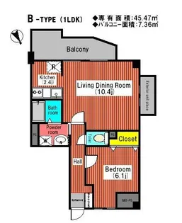エクセル高梨パートII【3階】の間取り