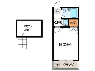 ドム-ル桂【2階】の間取り