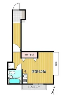 志水ハイツ【2階】の間取り