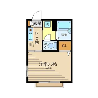 メゾンドール東中野【1階】の間取り