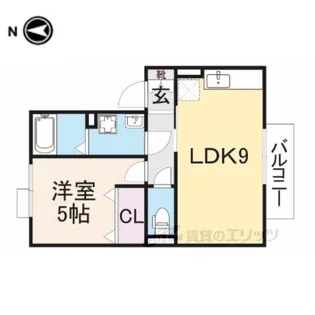 アトリオ・フランB棟【2階】の間取り