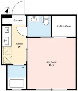 エミリナ音羽【1階】の間取り