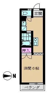 コーポ秀山【2階】の間取り