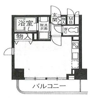 パインコート梅屋敷【7階】の間取り