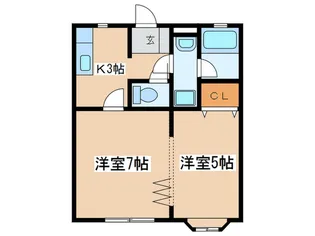ハウスA【1階】の間取り