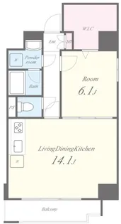 アンティエ メゾン【4階】の間取り