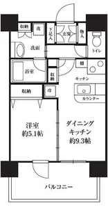 HF西新宿レジデンスEAST【2階】の間取り