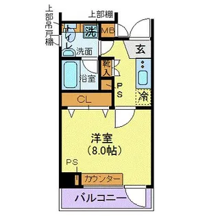 メインステージ錦糸町アヴァンセ【5階】の間取り