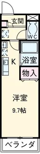 アヴァンス日ノ出【2階】の間取り