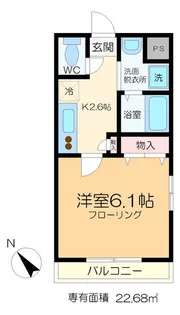 J-NARIHIRA【3階】の間取り