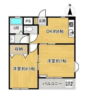 津之江パークハイツ【4階】の間取り