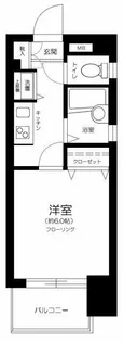 VIDA日本橋EAST【2階】の間取り