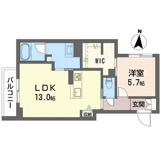 オルトペディアA【2階】の間取り