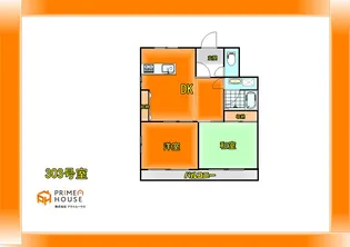 コーポワンマエノ【3階】の間取り