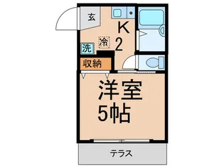 カルム三軒茶屋【1階】の間取り