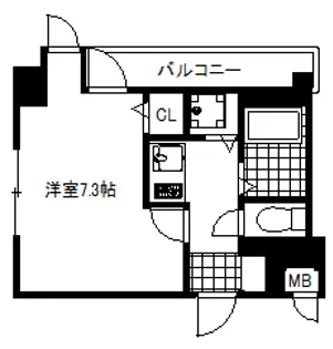 ワコーレ新神戸ステージ【4階】の間取り