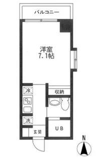 KDXレジデンス御徒町【5階】の間取り