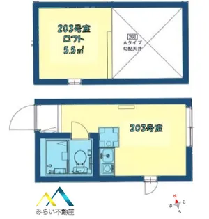 アイビーコート白楽南【2階】の間取り
