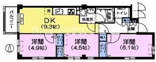 スプリング ヤード【3階】の間取り