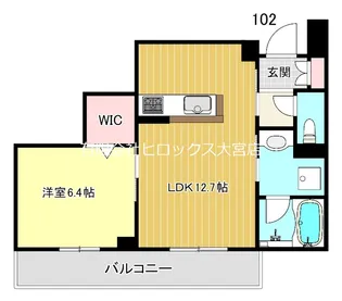 アルエットII【1階】の間取り