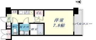 CASSIA高井田NouthCourt【3階】の間取り