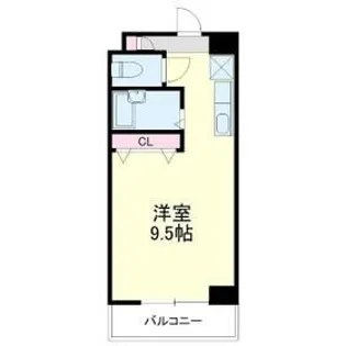 Espoir(エスポワール)板屋【6階】の間取り