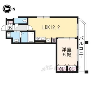 ラガール【5階】の間取り