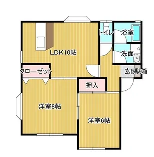 メリール【2階】の間取り