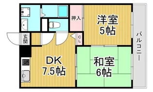 林マンション【3階】の間取り