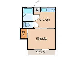 ハイム東【2階】の間取り