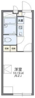 レオパレスクレール【1階】の間取り