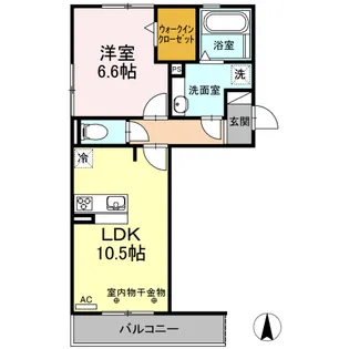 ARCADIA【3階】の間取り