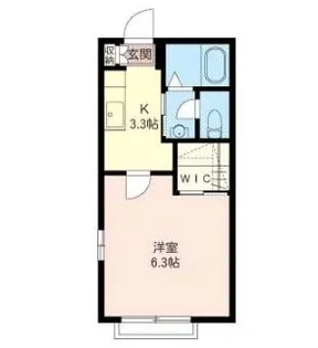 PAGE 1 VILLA【2階】の間取り