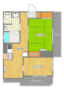 ハイツセントラル葛西【4階】の間取り