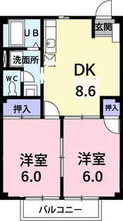 サンライズM【2階】の間取り