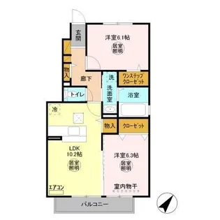 リバーサイドヒル373【1階】の間取り