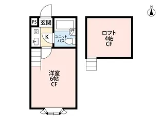 エトワール北千住【2階】の間取り