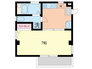 パレーテ不動前【2階】の間取り