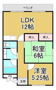 ハイツセピア【2階】の間取り