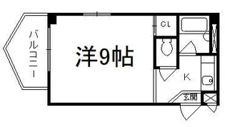 シャガール【3階】の間取り