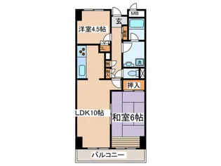 エフティプラザ聖蹟桜ヶ丘【4階】の間取り