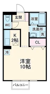 コーポYMT【2階】の間取り